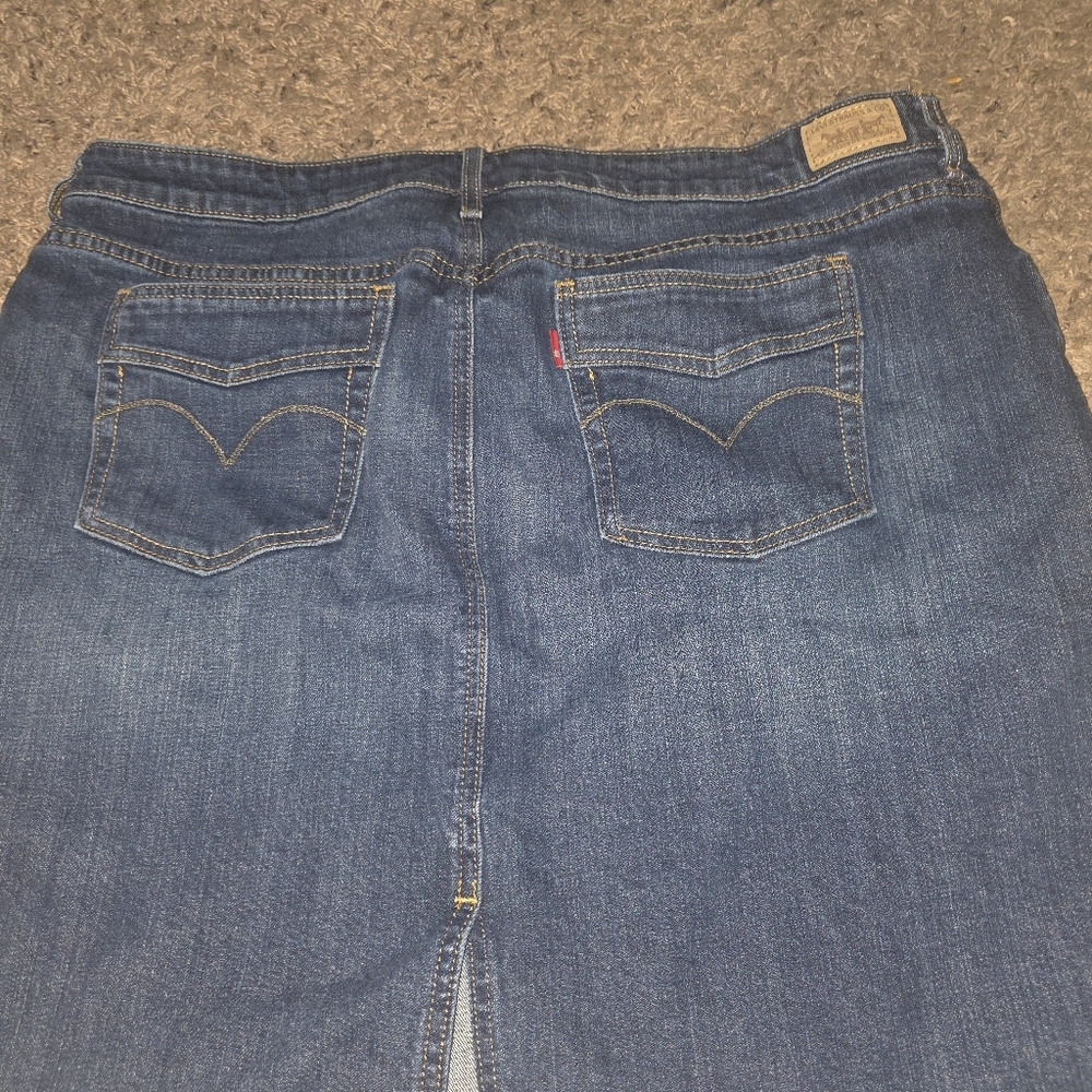 Levi's Blue Denim Skirt